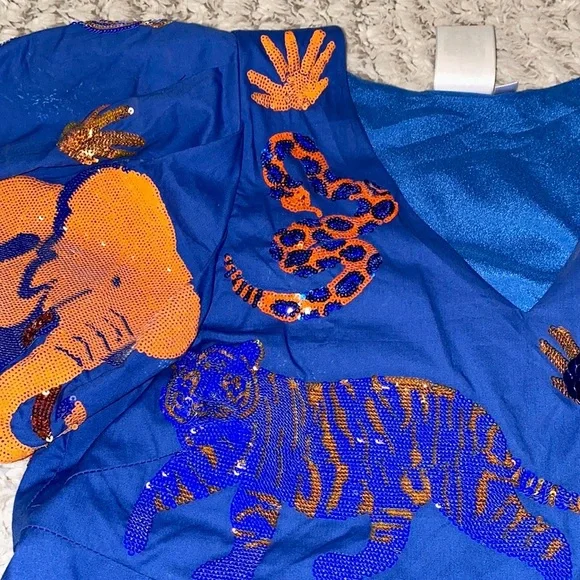 QUEEN OF SPARKLES QOS Animal Icon Dress size xs - Picture 3 of 10